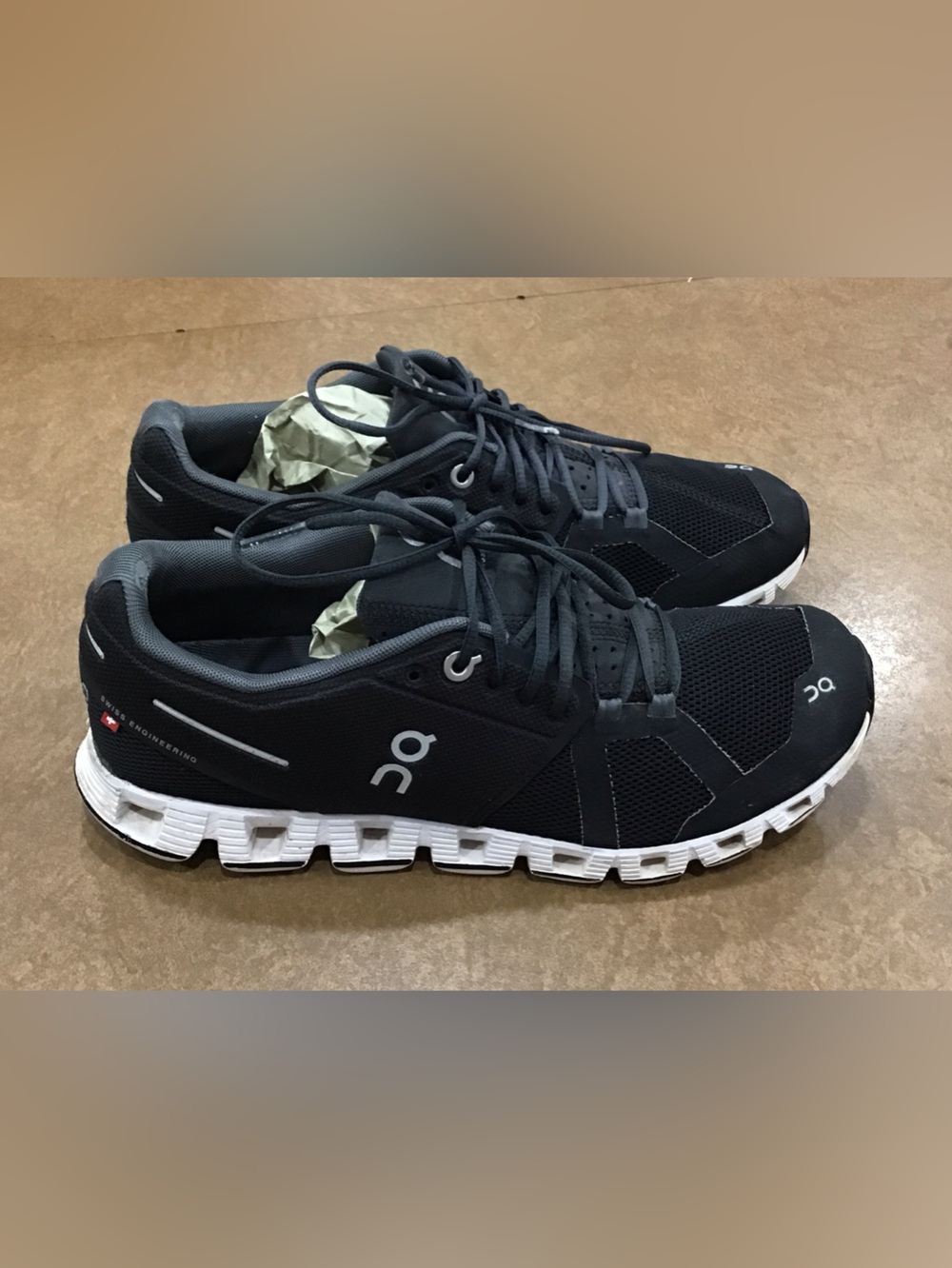 On Running Women’s 8 Black Athletic On Cloud5 Athletic Running Shoes